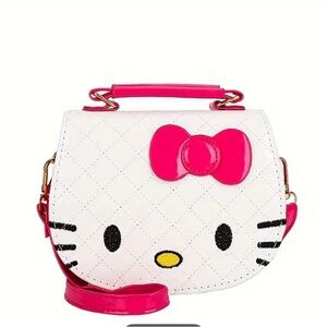 Sanrio Hello Kitty White and Red Crossbody Bag